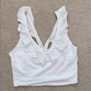 Hollister Ruffle Crop Top